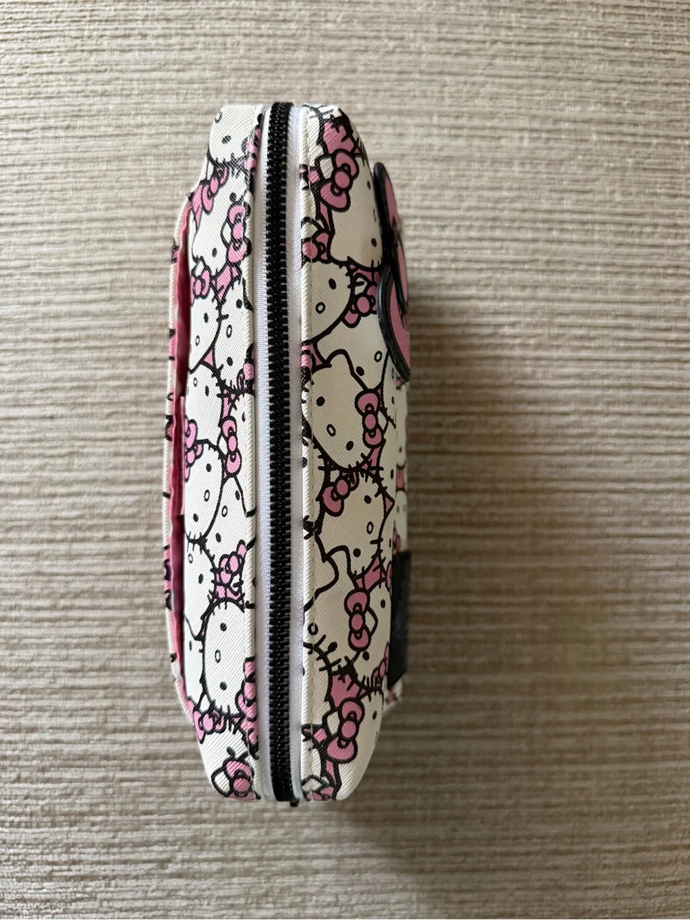 Hello Kitty Pink Bow Pattern Impressions Makeup Cosmetic Bag